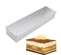 Celuicion Moule à gâteau de cuisson - 15,74x3,93x2,36 En Moule à Gâteau En Alliage D'aluminium Antiadhésif - Plaque de cuisson, moule à gâteau rectangulaire en alliage d'aluminium pour