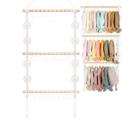 Celuicion Organisateur De | Porte Serre-Tête Et Barrette Murale | Rangement Murale Multicouche pour Chambre Dortoir Salon Et Intérieur
