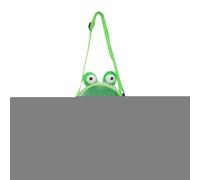 Celuicion Panier Plage en Filet | Sac de Collecte de Coquillages pour | Tote Portable Design Grenouille Réglable pour Fille Voyage Garçon Extérieur Collection Enfant