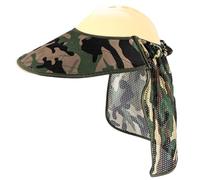 Celuicion Pare-soleil pour casque de sécurité, avec bord intégral, protection solaire pour casque, siège réglable, protection UV, respirant, pour le visage, la tête, le travail, la randonnée, le