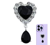Celuicion Pendentif Coeur d'Amore, Pendentif en avec Pendentifs en Forme de Coeur d'Amour | 10 Pièces de Bijoux avec Coeur Brillant