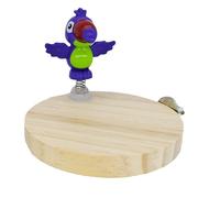 Celuicion Perchoir pour Perroquet - Accessoires De Cage À Oiseaux,Jouet Naturel À Mâcher Et Accessoires De Jeu Éducatifs pour Conure, Poule, Pigeon Et Oiseaux D'Intérieur