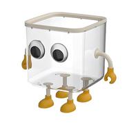 Celuicion Poubelle de bureau - Poubelle de comptoir avec couvercle, poubelle ménagère, récipient pour salle de bain, chambre à coucher, bureau et salle de classe