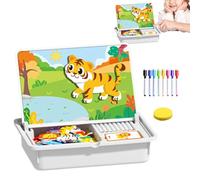 Celuicion Puzzle Visage Magnétique,Puzzle Éducatif Préscolaire Double Face - Jeu de Correspondance Visage Habillage pour Garçons et Filles - pour Noël Nouvel an Vacances Maison Jardin