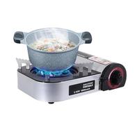 Celuicion Réchaud de camping - Réchaud d'extérieur pour cuisiner en voyage, léger et compact comme chauffage de table avec de cuisson - Pour les aventures de barbecue et les randonnées