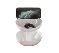 Celuicion Récipient pour collations à double couche avec support pour téléphone portable et fonction vase pour salon et chambre à coucher