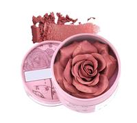 Celuicion Rose Blush - 3D Pétales Rose | Crème Contour & Highlighter 3.5g Parfumée Naturel Teint Nu pour Voyage, Mariage et Saisons