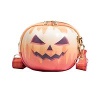 Celuicion Sac Pour Femmes | Sac d'Halloween avec Visage Souriant , Mode Style Portefeuilles Pour Téléphone, Documents Utilisation Quotidienne, Voyage Et Shopping, colère,