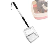 Celuicion Scoop Litière pour chat Pooper Scooper avec pelle profonde, poignée longue, pour la maison, les personnes âgées, les soins des animaux de compagnie, petit espace de vie