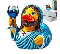 Celuicion Statue de Canard | Figurines de Pâques Décoration de Jésus Canard Figurines de Bureau - Sculpture décorative pour Les Vacances, Anniversaire, Pâques, Salon, Voiture, Table pour