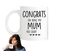 Celuicion Tasse à café en céramique, Tasse en céramique - Tasse à lait Sister,Grande tasse à café avec poignée Tasse à thé Nouveauté Tasse à café soeur pour homme Femme Travail