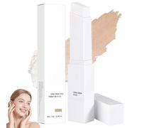 Celyana Fond De Teint 2-En-1 Avec Pinceau Intégré,Clarivelle Fond De Teint Essence Stick Coréen,Fonds De Téint Blanc Couvrant Imperfections,Maquillage Coréen,Full Coverage Concealer (Nature)