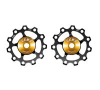 CEMA Roues de dérailleur PVC 9/10/11V Full Ceramic Noir