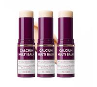 Cemenrete Calcium Multi Balm - Soin Correcteur Anti-Âge pour Affaissement et Rides, Stick Réparateur au Collagène à Hydratation Intensive, Raffermissant pour Visage, Cou et Contour des Yeux (3PCS)
