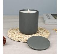 Cement Candle Holder Silicone Mould,2 Pieces Silicone Pot Mould With Lid,Cylinder Striped Cement Candle Holder Mould,Concrete Silicone Moulds For Candle Holders,Flower Pots