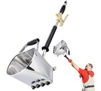 Cement Sprayer, Wall Paint Sprayer, Plastering Equipment, Base Leveling Tool with Long Handle Design, Precision Flow Control for Ceilings Renovation, 27.78x8.27 inches