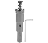 Cemented Carbide Hole Saw Cutter TCT Hard Alloy Drill Bit Opener Professional Electrician Hole Cutters for Metal Thick Plate Aluminum Alloy Steel Iron Stainless Steel Plastic (φ25mm)