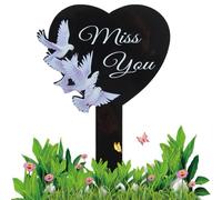 Cemetery Monument, Plot Ground Decoration, Weatherproof Engraved Tablet, Final Resting Place Ornament, Family Member, Ideal for Parent Deceased Individual Accessory