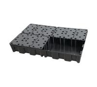 CEMO CEMO Bac de rétention PE-A 120 HD avec caillebotis PE Quantité:1