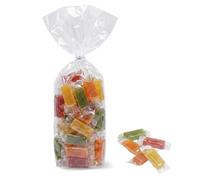 CEMOI | Assortiment de 40 Pâtes de Fruits emballées individuellement | 4 Saveurs Citron Orange Fraise Pomme - Fabrication Française - 820g