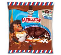 Cémoi Petit Hérisson Guimauve chocolat au lait au coeur fondant de Caramel et enrobé de billes et céréales croustillantes -Sachet de 160gr