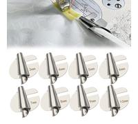 Cemssitu 8 Pack Sewing Rolled Hemmer Foot Universal, 3mm-10mm, Spiral-Shaped Rolled Hem Presser Foot for Hand Sewing Machine, Home Sewing Machine Accessories and Tools (8 Pack 3-10mm)