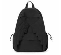 Cemssitu Angel Wings Backpack for Women, Cute Y2K Nylon Daypack for Travel (Black,Classic Style)