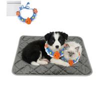 Cemssitu Thermal Reflection Pad for Dog&Cat,5-Layer Self Warming Dog Mat、Heat Reflecting Pet Bed、Washable、Non-Slip Cozy Crate Pad for Mall Medium Large Pet Indoor/Outdoor Use Crate&Sofa (Gray,Medium)