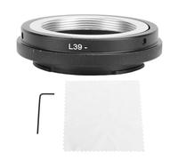 CEMTUKLBP Adaptateur de monture d'objectif pour objectif fileté L39 M39 39 mm vers monture E, adaptateur à mise au point manuelle en alliage d'aluminium pour appareils photo des séries