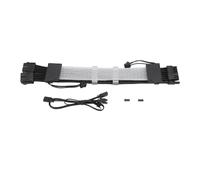 CEMTUKLBP Câble d'extension ARGB, câble d'extension PC ARGB, Conception à Double Source de lumière avec Noyau en cuivre étamé 18AWG, câble à Manchon synchronisé à éclairage coloré 2x8P pour