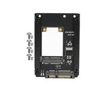 CEMTUKLBP Carte adaptatrice MSATA vers SATA 3.0, Lecteur de Disque Dur SSD avec Interface 6 Gbps, Carte d’Extension Plug and Play pour Ordinateur Portable et Ordinateur de Bureau, convertit