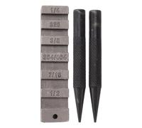 CEMTUKLBP Casse-chaîne de Poche, Ensemble d’Outils de réparation de chaîne de tronçonneuse en Acier pour chaînes de 1/4 po, 3/8 po, 325 po, 354 po, 404 po, 7/16 po et 1/2 po avec Rivets, kit