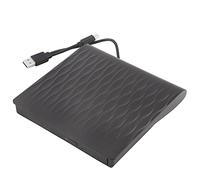 CEMTUKLBP Lecteur Optique Externe Portable USB 3.0 de 12,7 mm, Plateau Noir - Lecteur CD DVD RW chargé avec à Grain surélevé pour Ordinateur Portable et PC de Bureau, Plug and Play