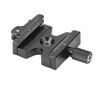 CEMTUKLBP Plaque de Dégagement Rapide Réglable en Alliage d'Aluminium 50 mm, Support à Rotule avec Double Verrouillage, Compatible Standard Arca, pour Trépied et Monopode