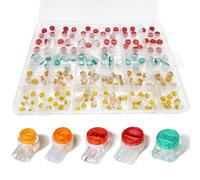 CEMYDEYO Kit de connecteurs à fil unique, UY/UY2/UR/UR2/UG, connecteur de câble téléphonique à faible courant pour télécommunication et câble de signal, connecteur rapide pour sertir 2 fils