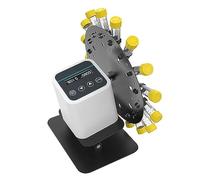 CENAP Agitateur Rotatif À Tube, Mélangeur Rotatif De Laboratoire, Angle De Rotation Réglable De 20 À 80 TR/Min Et De 40 ° À 80 °, Combinaison sans Clips De Tubes De 1,5/15/50 ML, pour Urine, Sang