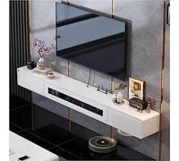 CENAP Meuble TV Mural,Meuble TV Suspendu,Meuble TV Flottant Mural Console Multimédia Gaming Grand Rangement Divertissement Étagère Murale avec Tiroirs ，pour Le Bureau à Domicile