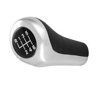 CENAP Pommeau Levier Voiture Pommeau Levier Vitesse Manuel pour BMW Série 1 3 5 6 7 pour E30 /32/34 /36/38 /39/46 /53/60 /63/83 /84/90 /91 X1 X3 X5 Soufflet Levier Vitesses(MatteSilver-6 Speed)