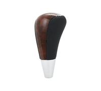 CENAP Pommeau Levier Voiture pour Toyota pour Corolla pour Camry pour Yaris pour Rav4 Pommeau Levier Vitesse Automatique Cuir Soufflet Levier Vitesses(Wood Grain with Hole)
