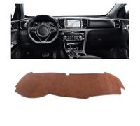 CENAP pour Kia pour Sportage 4 2016-2021 Tableau Bord Voiture éviter la lumière Pad Instrument Plate-Forme Couverture Bureau étui Tapis Tapis Couverture Tableau Bord Voiture(B Brown LHD)