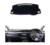 CENAP pour Toyota pour Corolla E160 E170 E180 2014-2018 Tableau Bord Voiture éviter Coussin Lumineux Plate-Forme d'instrument Couverture Bureau Tapis Couverture Tableau Bord Voiture(Front Red RHD)