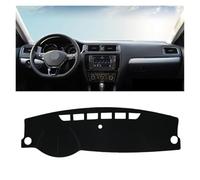 CENAP pour VW pour Jetta 6 MK6 A6 2011-2016 2017 2018 Tableau Bord Voiture Éviter lumière Pad Instrument Plate-Forme Couverture Bureau Tapis Tapis Couverture Tableau Bord Voiture(Black Side)