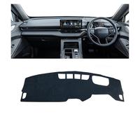 CENAP Tapis Couverture Bureau pour Haval H6 3e pour Génération GT 2021 2022 2023 2024, pour PHEV Tableau Bord Évite La Lumière, Plate-Forme D'instruments Couverture Tableau Bord Voiture(B Black RHD)