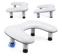 CENBEII Repose-main rond blanc en forme de U pour les amateurs de nail art, manucure, soulage les douleurs du poignet