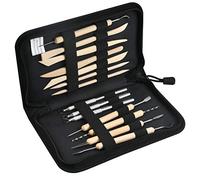 CENBEN 14pcs Argile pour Poterie,Outil de Sculpture,Outils en Céramique Outil de Façonnage d'argile Outils de Sculpture en Argile Outils en Bois Durable en Céramique et Poterie avec de l'Argile