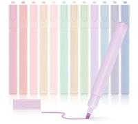 CENCERY Surligneur pastel 12 couleurs Morandi surligneur marqueur de couleur paquet de 12 surligneur pastel stylo marqueur fluorescent à pointe souple sans saignement