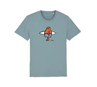 Cencibel Smart Casual T-shirt Callate La Boca Fat Surfer Vert Citadel, Vert citadel, L