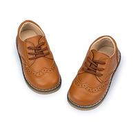 CENCIRILY Chaussures Oxford à lacets antidérapantes pour tout-petits garçons filles mocassins plats pour uniforme scolaire classique
