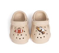 CENCIRILY Sabots unisexes pour enfants, filles, garçons, dessin animé, chaussures de jardin d'été, pantoufles antidérapantes en EVA, chaussons légers classiques pour l'extérieur, A01 beige., 23 EU