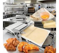 cendbirut Laminoir à pâte feuilletée réversible, Machine à laminer Robuste en Acier Inoxydable, Rouleau à Fondant pour pâtisseries Maison, pizzerias et Restaurants,Model 400（Professional Use）